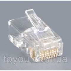 СЕТЕВОЕ:Коннектор @LUX UTP RJ-45 100шт. 