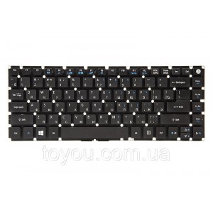 Клавіатура для ноутбука ACER Aspire E5-422, E5-432 чорний, без кадру