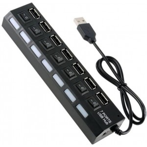 USB - хаб UHC-475SW 7port + Перемикачі