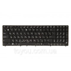 Клавіатура для ноутбука ASUS K50, K50A, K50I чорний, чорний кадр