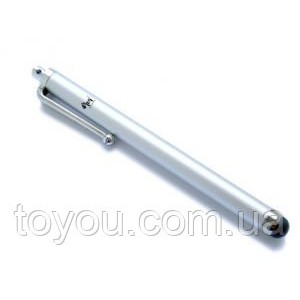 Стилус-Ручка @LUX 007 SILVER, для всіх Capacity/Resistive TOUCHSCREEN металевий виглядає як кулькова ручка,
