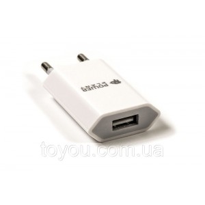 Сетевое зарядное Slim USB-устройство 1A (without blister)