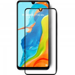 Захисне скло Full screen PowerPlant для Huawei P30 Lite, Black