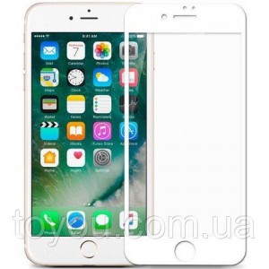 Защитное стекло Optima 5D для iPhone 6 Plus White