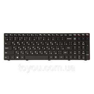 Клавиатура для ноутбука IBM/LENOVO IdeaPad G500, G505 черный, черный фрейм