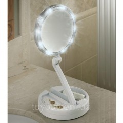 Складное дзеркало для макіяжу з Led підсвічуванням My Fold