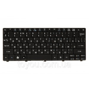 Клавіатура для ноутбука ACER Aspire One D260 чорний, чорний кадр