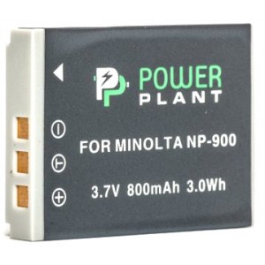 Акумулятор PowerPlant Minolta NP-900, Li-80B 800mAh
