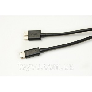 Кабель PowerPlant USB Type-C - USB 3.0 High Speed Micro, 1.5 м