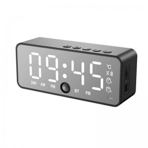 Мини-Колонка Bluetooth Kimiso K11 LED CLOCK с будильником.