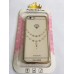 Чехол на iPhone 6/6s силиконовый прозрачный, цепочка с камушками, с бампером под металл в камушках COV-054