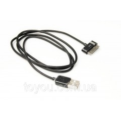 Кабель PowerPlant USB - 30pin (4/4s), 1м Black