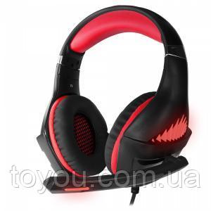 Ігрова гарнітура CROWN CMGH-2100 Red Ігрова гарнітура CROWN CMGH-2100 Red