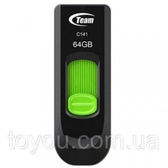 USB Флеш-накопичувач 64GB Team C141 USB 2.0 Green