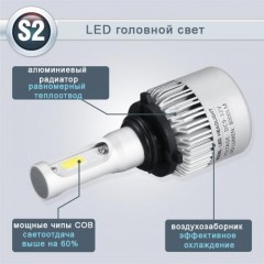 Світлодіодні автомобільні лампи Лід Led h1/h3/h7/h4 В наявності є всі цоколя!
