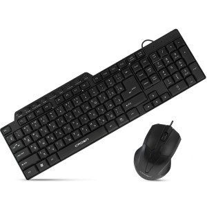 Комплект провідної клавіатури і миші CROWN CMMK-520В