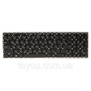 Клавіатура для ноутбука ASUS F551, X551 чорний, без кадру