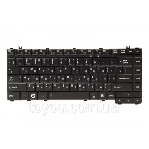 Клавиатура для ноутбука TOSHIBA Satellite A200, A300 черный, черный фрейм