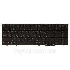 Клавиатура для ноутбука HP 6540B, 6545B, 6550B черный, черный фрейм