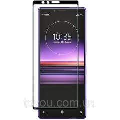 Захисне скло Full screen PowerPlant для Sony Xperia 1 (Xperia XZ4), Black