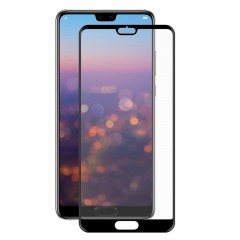 Защитное стекло Full screen PowerPlant для Huawei P20 Pro, Black