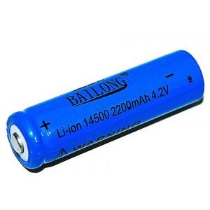 Аккумулятор Li-Ion BAILONG 14500 3,7v 2200mAH