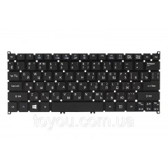 Клавиатура для ноутбука ACER Aspire S3, S5, One 756, TravelMate B1 черный, без фрейма