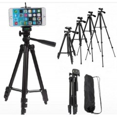 Штатив для фотоаппарата трипод 3120A + чехол Чёрный