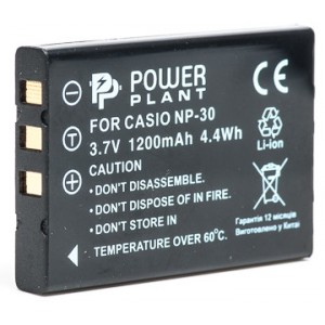 Аккумулятор PowerPlant Casio NP-30, KLIC-5000, LI-20B