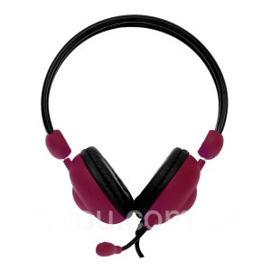 Гарнитура CROWN CMH-942 pink (sangria) PC Headset