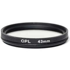 Світлофільтр PowerPlant CPL 43 мм