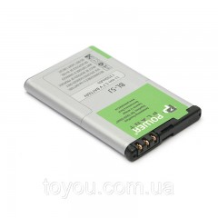 Аккумулятор PowerPlant Nokia C3, 5228 (BL-5J) 1350mAh