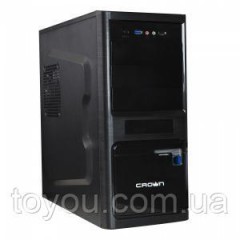 Корпоративний комп'ютерний корпус CROWN CMC-771 500W smart з блоком живлення CM-PS500Smart