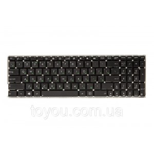 Клавіатура для ноутбука ASUS X550LB, X550LC чорний, без кадру