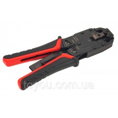 Обжимной инструмент PowerPlant RJ45, RG12, RG11