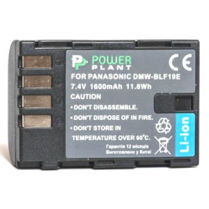 Аккумулятор PowerPlant Panasonic DMW-BLF19 1600mAh