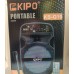 Колонка мини-чемодан USB, SD, FM, AUX, Bluetooth со светомузыкой KIPO KB-Q10