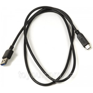 Кабель PowerPlant USB 3.0 Type-C – USB 1м