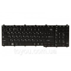 Клавіатура для ноутбука TOSHIBA Satellite C650, L650 чорний, чорний кадр