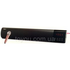 Портативна Колонка Bluetooth UBS-338 LCD + мікрофон Караоке