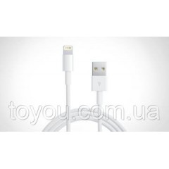 Кабель PowerPlant USB - Lightning (iPhone 5, 5S, 6), 1m