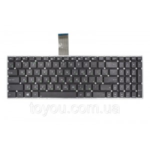 Клавіатура для ноутбука ASUS X501, X550 чорний, без кадру, з кріпленнями