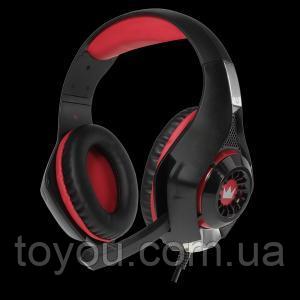 Ігрова гарнітура CROWN CMGH-102T USB Red