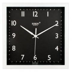 Часы Rikon 1251 Silver Black Настенные 
