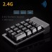 Мини-клавиатура беспроводная @LUX K317 NumPad Slim, Black, USB