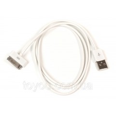 Кабель PowerPlant USB - 30pin (4/4s), 1м