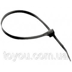 Стяжка нейлонова @LUX™ 200mm:4.8 mm Black (100шт)