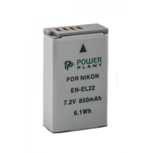 Акумулятор PowerPlant Nikon EN-EL22 850mAh