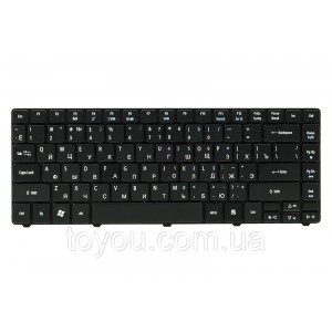 Клавіатура для ноутбука ACER Aspire 3810 чорний, чорний кадр