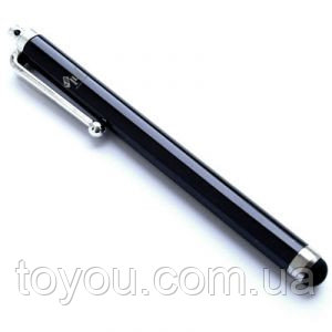 Стилус-Ручка @LUX 001 BLACK, для всіх Capacity/Resistive TOUCHSCREEN металевий виглядає як кулькова ручка,